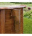 Gre Piscina Sicilia Redonda Aspecto Madera