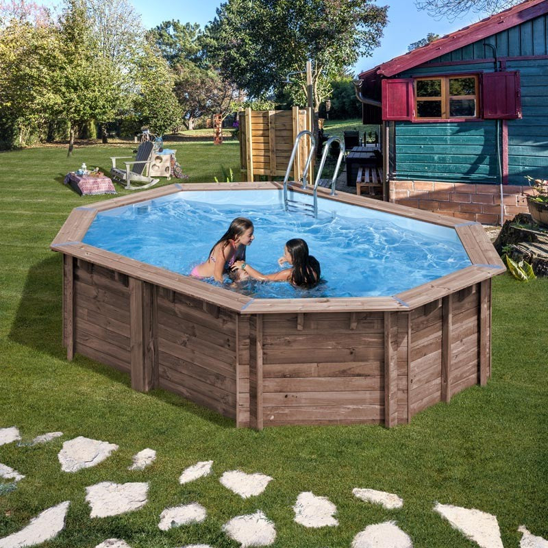 Gre Piscina Sunbay Bambú Ovalada – 535 x 335 x 130 cm