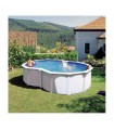 Gre Piscina Varadero Forma De Ocho Acero Blanca