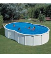 Gre Piscina Varadero Forma De Ocho Acero Blanca