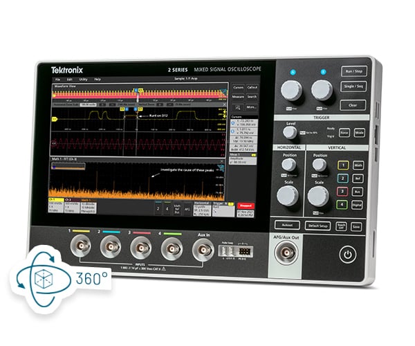 Portable Oscilloscope - 2 Series MSO Mixed Signal